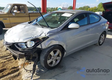 2013 Hyundai Elantra Gls/Limited from USA, damaged, VIN 5NPDH4AE5DH166115